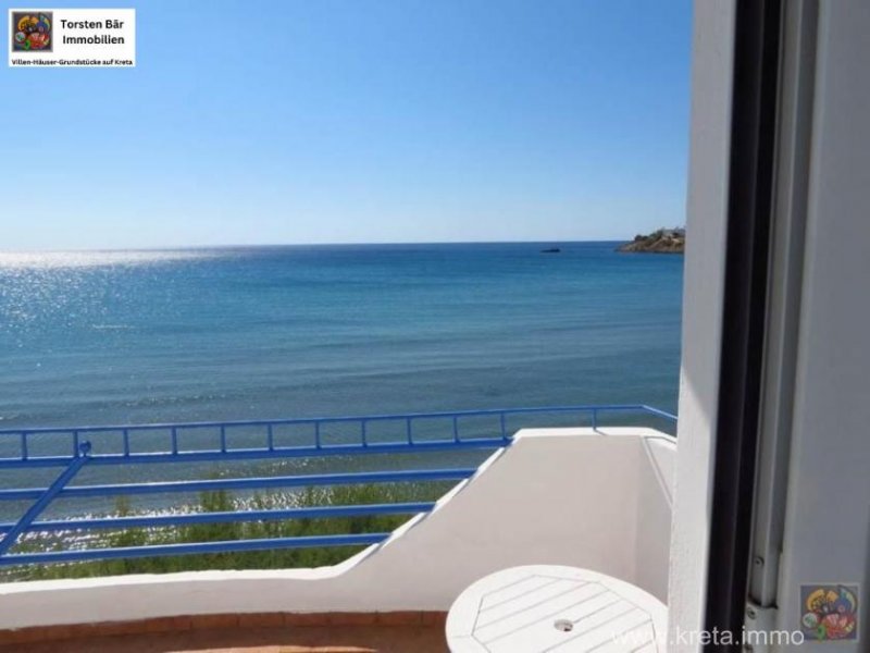 Makrigialos Kreta, Makrigialos 2 Wohnungen direkt am Strand zu verkaufen Wohnung kaufen